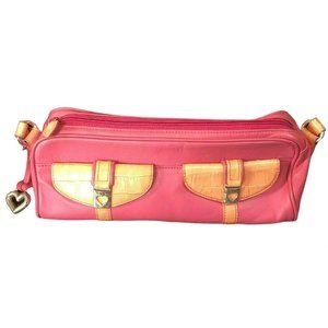 Brighton “Mickey” Handbag Pink Leather Purse Bag 0625147